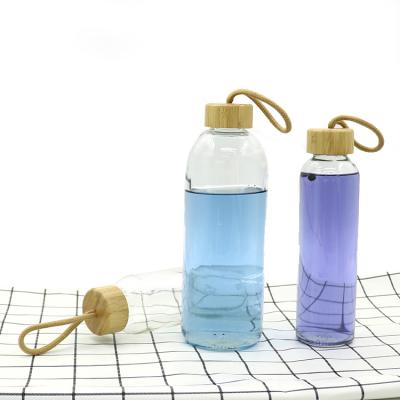 China Sustainable Factory Directly Supply Transparent Reusable Desktop Bubble Water Glass Bottle for sale