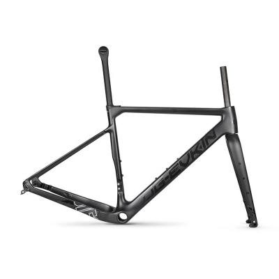 China Road Bikes T800 700C Carbon Road Bike Frame Disc Brake Track Bikes Frameset Cycling Frame By Axle 12*142mm Gravel Bicycle Racing Frames for sale