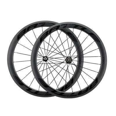 China Road Bikes Toray Carbon Wheels Road Bike Wheelset Disc 45mm Anvil Bicycle Wheels 25mm Width Tubeless Carbon 700C Disc Brake Rim for sale