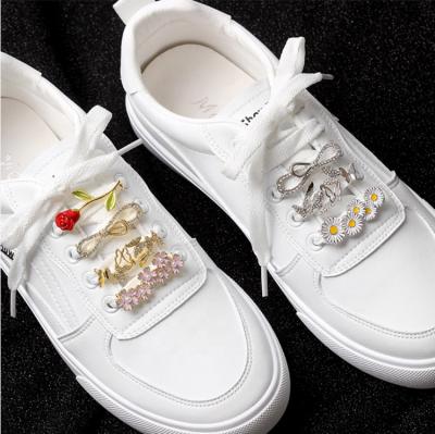 China Other custom gold wholesale metal accessories decoration shoe lacelock metal lace charm for sale