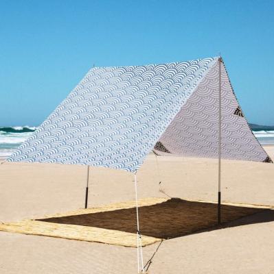 China Camouflage/Field Game Outdoor Beach Tent Custom Best Summer Outdoor Protection Sun Shade Shelter Beach Tents for sale