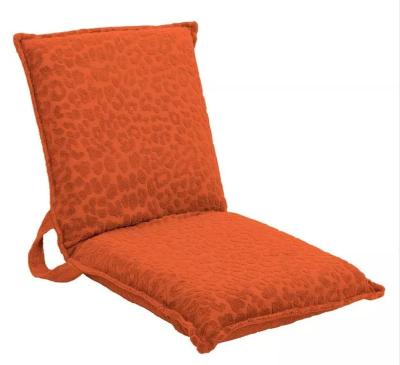 China Traditional 2022 Popular Custom Floor Beach Chair Padded Seating Lazy Sofa Lounge Chair Cushion Recliner With Adjustable Backrest for sale