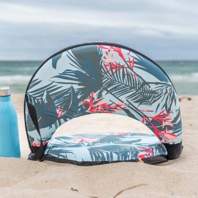 China Outdoor Furniture Portable Compact Foldable Polyester, Padded Seat Floor Lounge Outdoor Camping Backrest Round Cushion Recliner Beach Chairs/ for sale