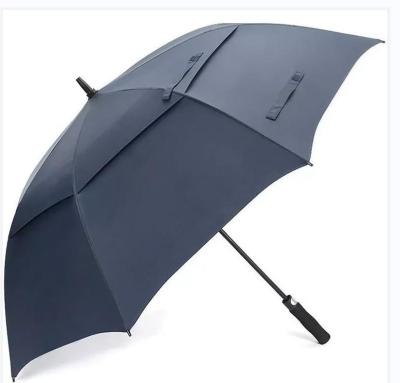 China CLASSIC 2022 54/62/68 Inch Automatic Open Golf Umbrella Extra Large Oversize Double Canopy Vented Windproof Waterproof Stick Umbrellas for sale