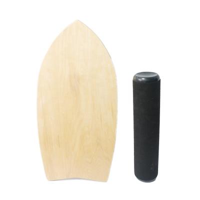 China WOODEN balance board BALANCE BOARD TRAINER ROLLER BOARD fitness equipment wooden balance roller shimmy balance board with roller for sale