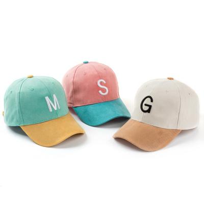 China COMMON Custom 6 Panel Suede Baseball Cap Fashion Embroidery Suede Baseball Cap for sale