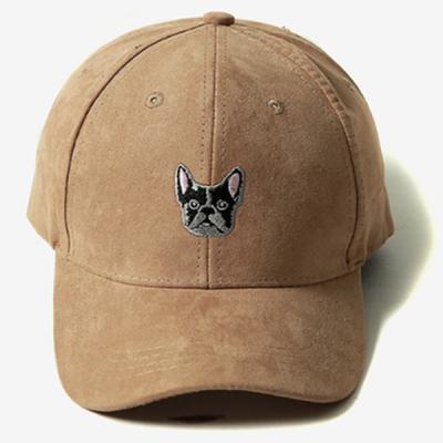 China COMMON Custom Sports One Piece Hat 6 Panel Baseball Cap Suede Logo Embroidery Suede Promotional Baseball Cap for sale