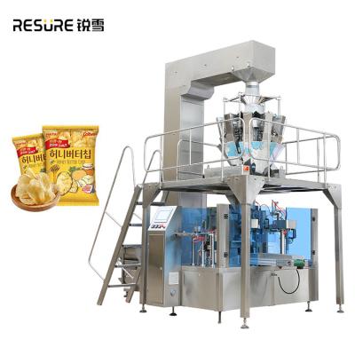 China RESURE RS-8DK Food Doy Nuts Sugar Rice Packing Zipper Package Filling and Sealing Machine for sale