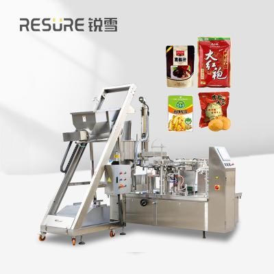 China Factory direct sales food RESURE RS-8DX automatic bean paste crushed potato doypack filling machine for sale