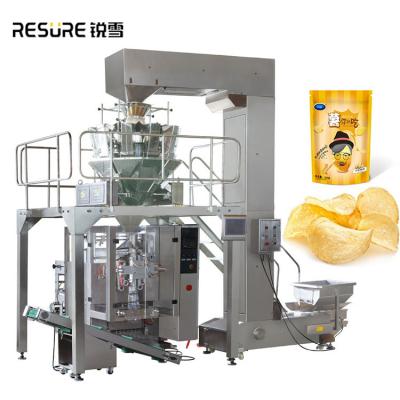 China RESURE RS-KW460 Large Vertical Automatic Food Packaging Machine Measuring Cup Type Candy Granule Packaging Machine for sale