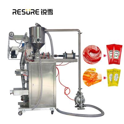 China RESURE RSIII-S100 Food Honey Bag Stick Sachet Packing Machine Multifunctional Special Pouch Paste Filling Machine for sale