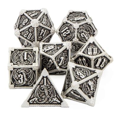 China Metal Dnd Die Cut Wholesale Metal Dnd Dies Set Polyhedral Dies Set For Role Playing Game for sale