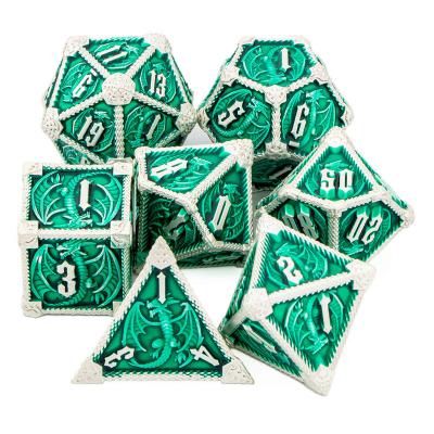 China Dnd metal die cut set dnd polyhedral RPG MTG die cut board game dungeons and dragons for sale