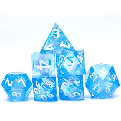 China High quality hot sale board game resin dice game polyhedral dnd rolling dice dice RPG rolling dice for sale