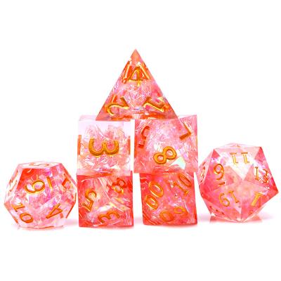 China Wholesale cheap high quality game price customization role playing board game resin dnd polyhedral dies for sale