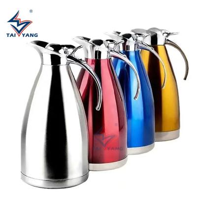 China WITH LID high quality vacuum thermal thermos carafe stainless steel tea coffee pot GMBH for sale