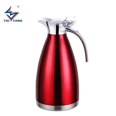 China PORTABLE Stainless Steel Coffee Pot Vacuum Insulation Thermos Tea Coffee Thermal Kettle with Lid for sale