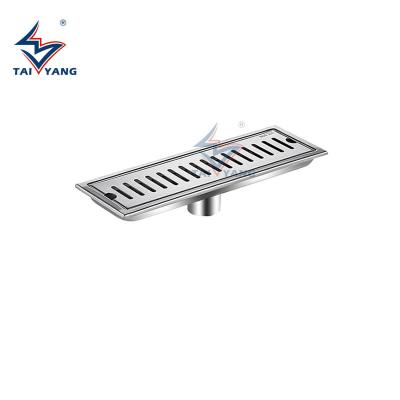 China 30cm Long Best Selling Modern Professional Production Shower Room Floor Drain Full Stainless Steel Floor Drain for sale