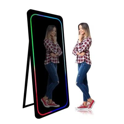 China Tempered Glass + Strong Metal Mirror Photo Booth Covers Traditional Popular Photo Booth Mirror Booth Camera Mirror Cheap Quotation for sale