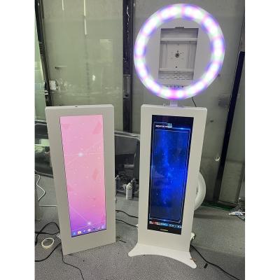 China Split Screen/All-in-1/LCD/Handheld ipad photo booth with led screen ring roamer ipad mirror photo booth with ipad photo booth Shenzhen case for sale