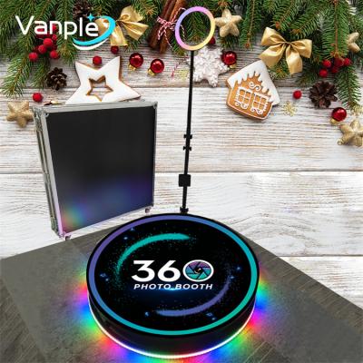 China DJ Booth Solid Pole Photo Booth 360 Tempered Glass 360 Metal/LED Automatic Rotating Selfie Metal/LED n Wireless Automatic Rotating Photo Booth Pole Photo Booth Shenzhen Automatic 100 cm 4 Fant People Capacity for sale