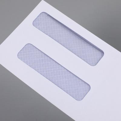 China Business Envelope Custom Logo Printed 8# 3-5/8 x 8-11/16 Inch or 92 x 221 Mm Safe Window Paper Envelopes for sale