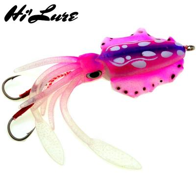 China ABS Plastic 60g 150mm Fishing Lure Soft Artificial Bait Squid Bass Lead Metal Jigs PESCA HLS01 for sale