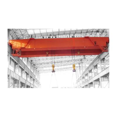 China 25 Ton Bridge Crane Electric Left Hand Model Double Girder Overhead Warehouse Overhead Crane for sale