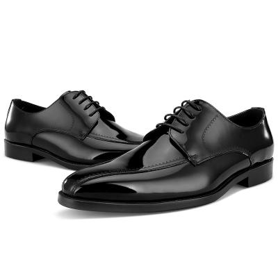 China Flat 2020 Cxford Style Men's Leather Shoes Wholesale Latest Classic British Formal Design Stylish Shoes For Men for sale