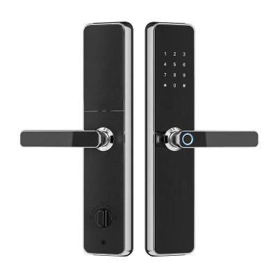 China Anti-peep Code Door Fingerprint Rfid Lockers Tuya Padlock Digital Ttlock Hotel System Key Lock Cerraduras Inteligentes Smart for sale