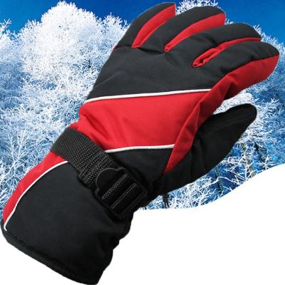 China Custom Made High Quality Non-slip Winter Windproof Warm Waterpoof Ski Gloves for sale