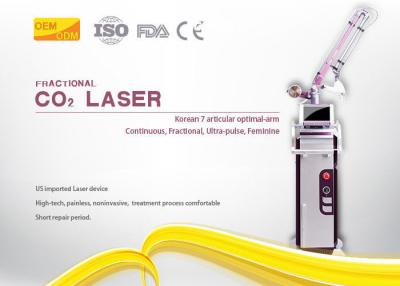 China 10600nm CO2 Fractional Laser Machine 0.1-2.6mm Adjustable Dot Distence for sale