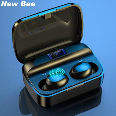 China Wireless In-Ear Earbuds TWS (True Wireless Stereo) Headphones Dual Microphone TWS Earphone Stereo Music Touch Control Headset Earbuds for sale