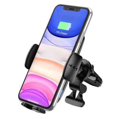 China Car Charger 15W 10W Auto Car Wireless Charger Fast Mount Gravity Qi Phone Holder for Smart Phones for sale