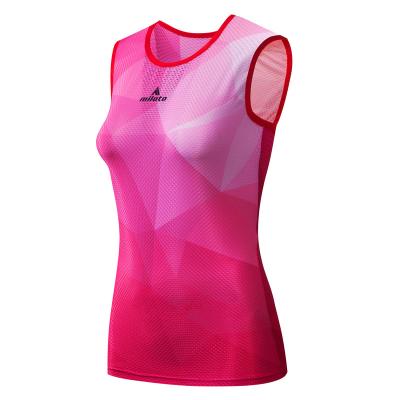 China Breathable Summer Vest Bicycle Cycling Knit Keep Dry White Reflective Cycling Sleeveless Tank Tops Clothing Vests Cycling Sports Wear for sale