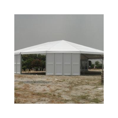 China As Long As There Is A Fair Open Space Polygon Pagoda Tent Aluminum Frame Fireproof Auto Show Party Tent for sale