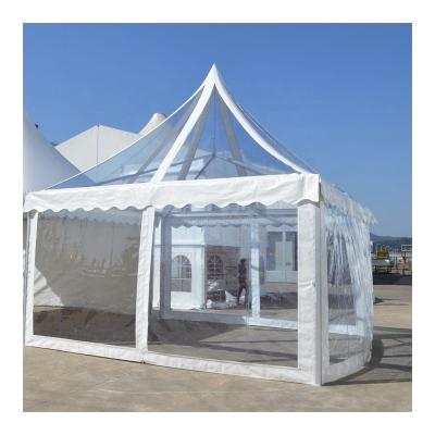 China Newest Fashion Outdoor Weddings Easy Up Outdoor Clear Marquee Wedding Party Event Waterproof PVC Banquet Tent for sale