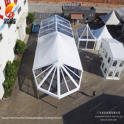 China New Product Outdoor Arrow Weddings Tent Transparent Wedding Event Party Tents For Outdoor Events for sale