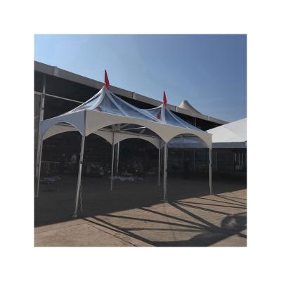 China Easy To Disassemble And Can Be Recycled Many Times Outdoor Wedding Party Tents High Pole PVC-coated Transparent Open Space Tent for sale