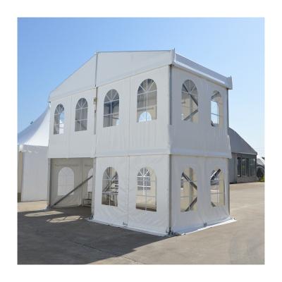 China As Long As There Is An Open Space Modern Design 2 Story Aluminum Tent Double Decker Tent Supplied For Events With Landing And Stairs for sale