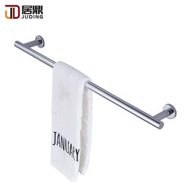 China Durable Modern Hotel Bathroom Chrome Finished Single Towel Rail Bar for sale