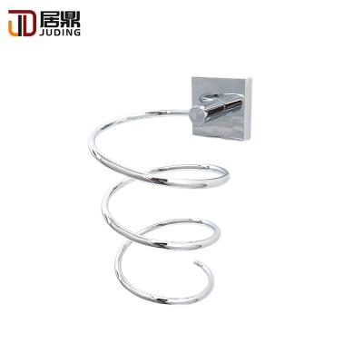 China Sustainable High Quality Popular Metal Wire Hair Dryer Holder Wall Mounted Bathroom Accessories for sale