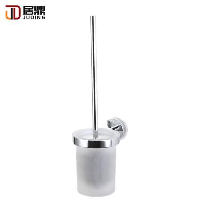 China Zinc-alloyed Durable Bathroom And Wall Mounted Sus 304 Chrome Toilet Brush Holder for sale