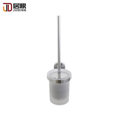 China Factory Direct Modern Household Chrome Stainless Steel Toilet Brush Holder Durable for sale