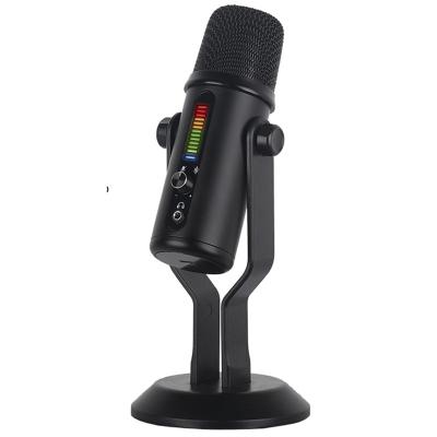 China RGB USB Desktop Condenser Microphone for Recording Podcasting Live Streaming Gaming Microphone for sale