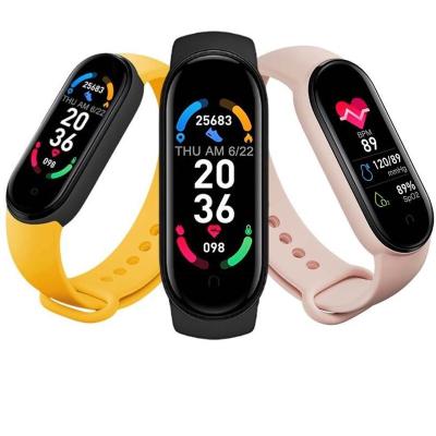 China 4g 2022 M6 Smart Watch Fitness Tracker Blood Pressure Heart Rate BP Monitor Waterproof for sale