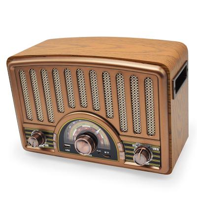 China Usb Rechargeable Wooden VintageX Bass Am Fm Sw Shortwave Old Classical Multiband Transistor China Feeling Antique Home Radio for sale