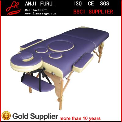 China Wooden Portable Pregnant Massage Table Massage Table for sale