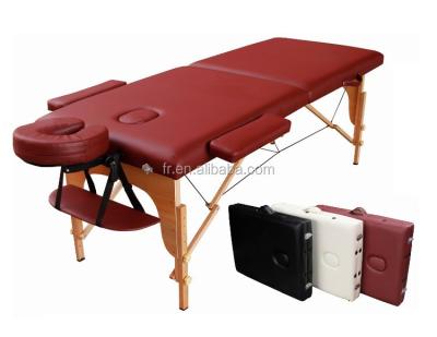 China Cheapest Portable Massage Table Massage Table With German Beech Leg for sale