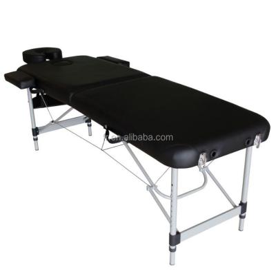 China Massage Table 2 Section Aluminum Massage Table For Beauty Folding for sale